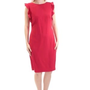 NWT Calvin Klein red dress